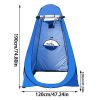 Outdoor Tent Pop Up Toilet Tent Portable Changing Tent Foldable Camping Accessories For Fishing Outdoor Changing Fitting Room