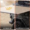 Vehicle Awning 6.6'x8.2' Roof Rack Pull-Out Sun Shade UV50+, Weatherproof 4x4 Side Awning for Camping & Overland (Hardware Inclu