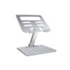 WIWO Tablet Stand Holder For Desk Dual Rod Support Aluminum Desktop Tablet Holder Adjustable Foldable Dock Multi-Angle Riser Compatible With Ipad Pro